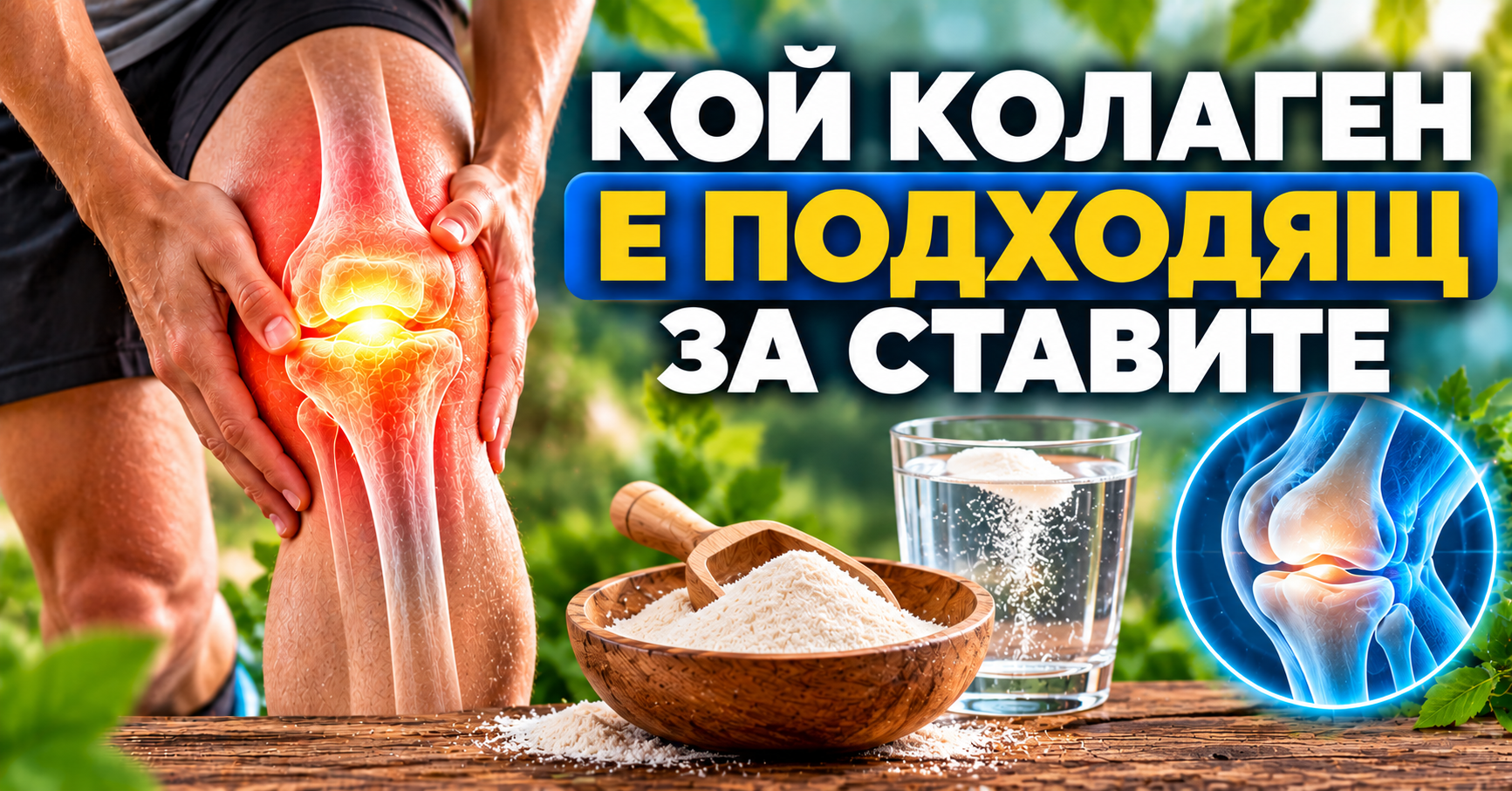 Кой колаген е подходящ за ставите